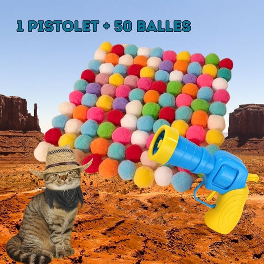 Pistola de bolas de gato | Westerncat™