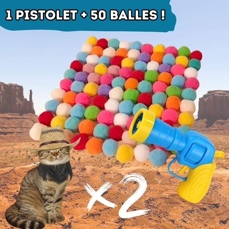 Pistola de bolas de gato | Westerncat™