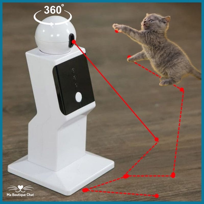 Robot láser 360° para gatos | LaserCats™